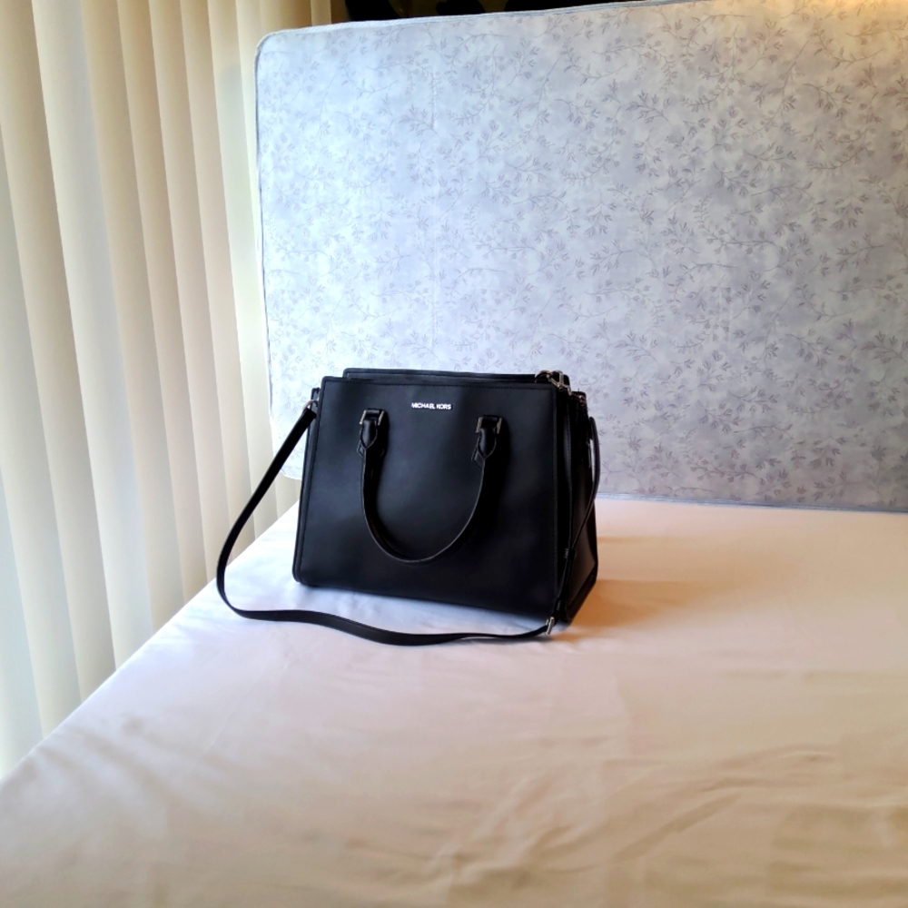 Designer leather purse